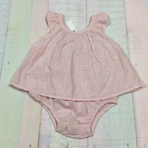 Gap Girls 6 12 Month Pink Sparkly Dress